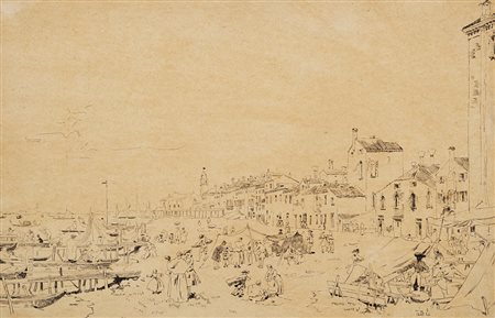 Ettore Tito (Castellamare del Golfo 1859 - Venezia 1941) - "V Festa Marittima...