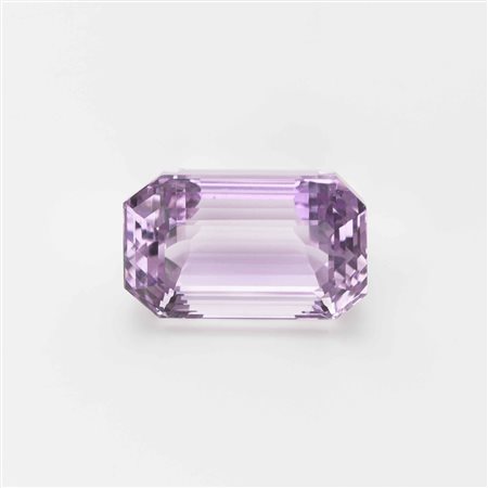 Kunzite di colore rosa intenso forma ottagonale taglio a gradini ct 38,80...