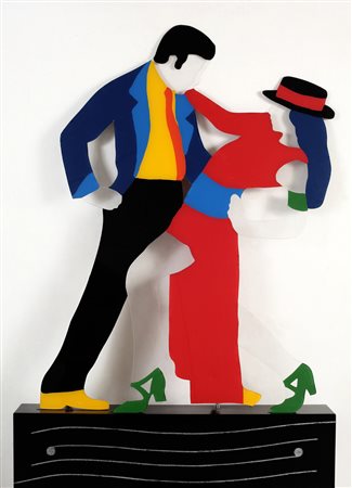 MARCO LODOLA Dorno (PV) 1955 Tango scultura in perspex / autentica su foto...