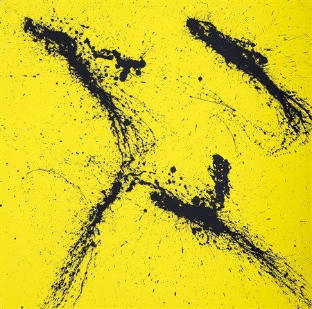 CHANDA’ TUN Novara 15/12/1980 Yellow and Black, 2011 tempera acrilica su tela...