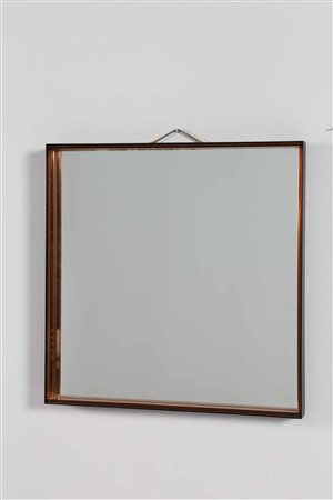FONTANA ARTE Specchio modello n.1928. 1956. Metallo e vetro. Cm 52,00 x 52,00...