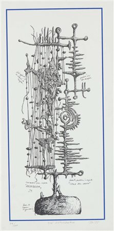 Giò Pomodoro (1930-2002), Senza Titolo, 1954/55, litografia, ed. 74/100, cm...