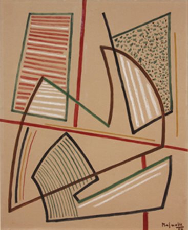 Alberto MAGNELLI Firenze, 1888 - Meudon, 1971 Composizione, 1964 tempera e...