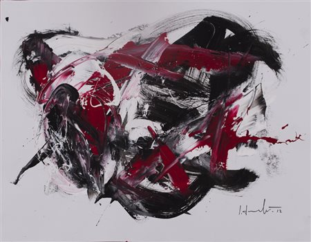 SILVIO FORMICHETTI (1969)Senza Titolo, 2012 Olio su cartoncinoCm 35x50Firma e...