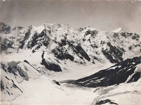 SELLA VITTORIO (1859 - 1943) Caucaso, ghiacciaio Bezingi. Stampa alla...