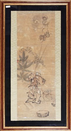 Arte Cinese Dipinto raffigurante spiriti Anonimo, XVIII - XIX secolo...