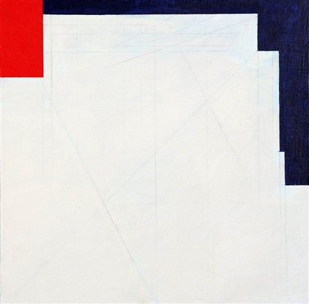 GIANFRANCO PARDI, 1933 - 2012, Diagonale, 1980, Acrilici su tela, cm. 50 x...