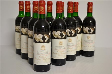 Chateau Mouton Rothschild 1986Pauillac, 1er Cru Classe12 bt - cslECapsule...