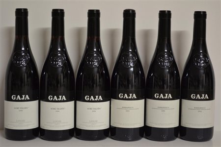 Selezione GajaSori Tildin 2006 - 3 btBarbaresco 2001 - 3 bt6 btE&nbsp;