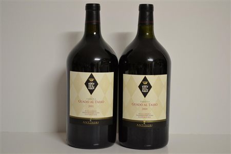 Guado al Tasso Antinori Bolgheri Superiore, DOC2001 - 1 bt DMg csl2000 - 1 bt...