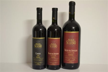 Selezione Barolo Paolo ScavinoBarolo, DOCGCannubi 1999 - 1 btRocche...