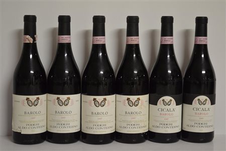 Selezione Aldo Conterno 1997Barolo, DOCGBarolo - 4 btBarolo Cicala - 2bt6...