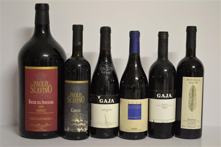 Selezione Piemonte Barolo Rocche dell&rsquo;Annunziata Paolo Scavino 1995 - 1...