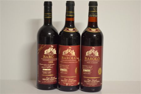 Selezione Barolo Etichetta Rossa Bruno GiacosaCollina Rionda Riserva 1990 - 1...