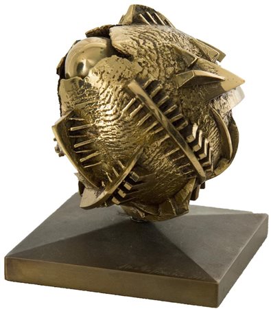 Arnaldo Pomodoro, Marciago di Romagna (Rn) 1926 - , Sfera 2003, Bronzo, cm....