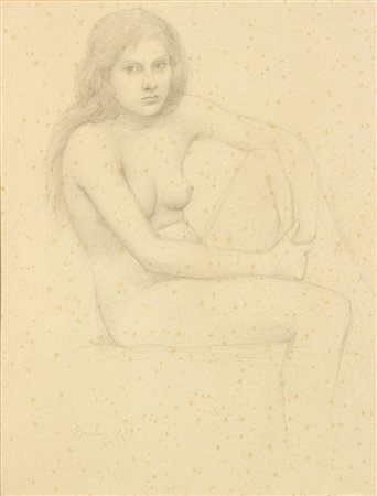 WILLIAM BAILEY Stati Uniti 1930 Nudo femminile, 1979 Matita su carta cm 36 x...