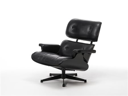 Charles e Ray Eames - Poltrona modello "670".Produzione ICF, Italia anni 70....