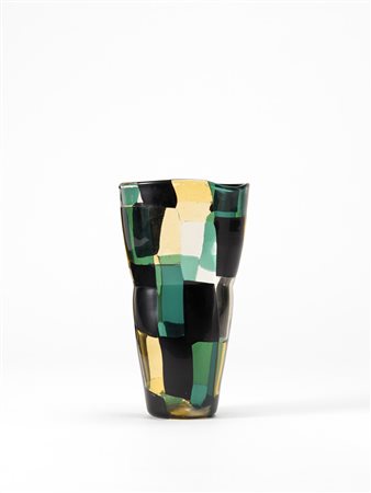 Fulvio Bianconi (1915 - 1996) - Vaso "pezzato" modello n. 4402, nella...