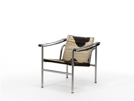 Le Corbusier (Francia 1887 - 1965) - Poltroncina modello "LC1". Produzione...