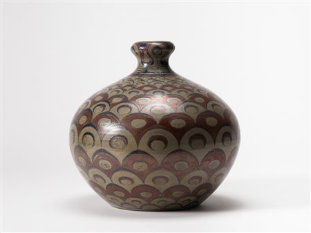 Galileo Chini (Firenze 1873 - 1956) - Grande vaso in ceramica formata al...