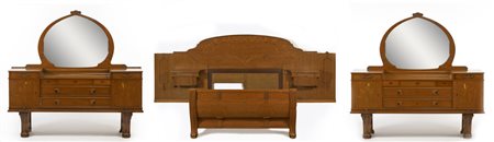 Carlo Bugatti (Milano 1856 - Molsheim 1940) - Sedia in legno massello di...