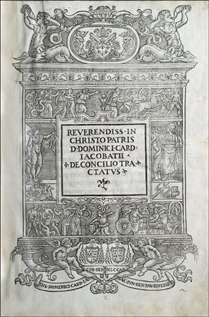 FIRST EDITION OF THE HISTORY OF THE CHURCH COUNCILSIACOBAZZI, DOMENICO....
