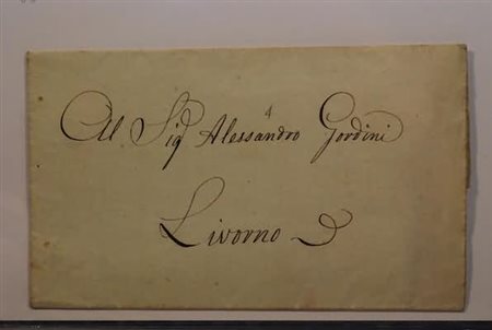 SANITA' - 1813, lettera da Livorno per città con testo in tema.(LETTERA)