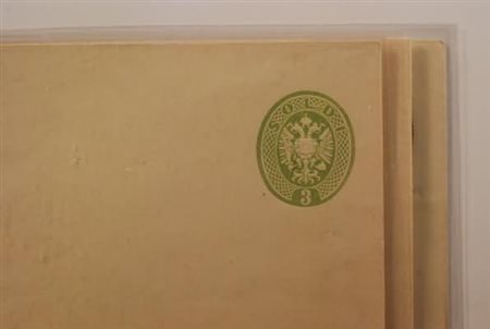 LOMBARDO VENETO - 1863, Interi postali, 3 pezzi nuovi (17, 20, 21).(LETTERA)