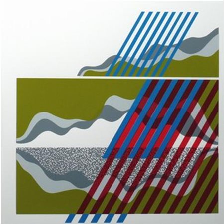 SIVINI CLAUDIO (n. 1943) Il mio Carso. 1989. Serigrafia. Cm 35,00 x 35,00. 9/35.