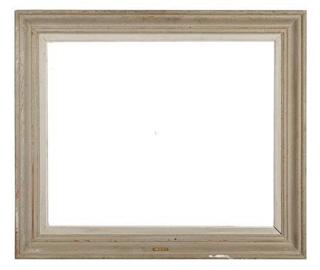 CORNICE in legno laccato (cm 51,5 x 62,5). Francia primi '900 Misure: cm 66 x 78