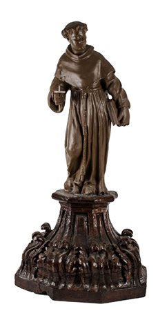 SCULTURA lignea raffigurante "Sant'Antonio da Padova". Sicilia XVIII secolo...