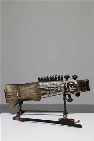 Arte Indiana Saranghi, strumento musicale a corde India/Afghanistan, XIX...