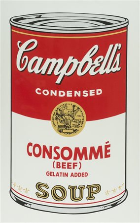 Andy Warhol (Pittsburg 1928 New york 1987) Soup Stampa offset, cm. 100x64