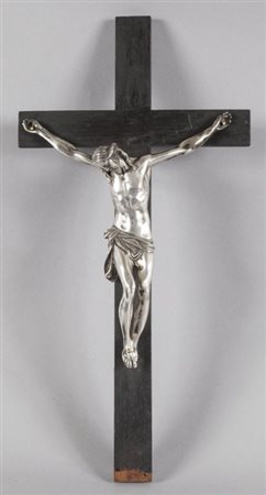 Cristo in argento, Toscana sec.XVII cm.19x23