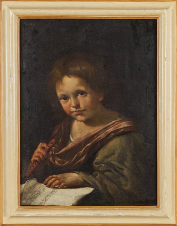 Scuola veneta inizi sec.XVIII "Pifferaio" oliocm.50x68