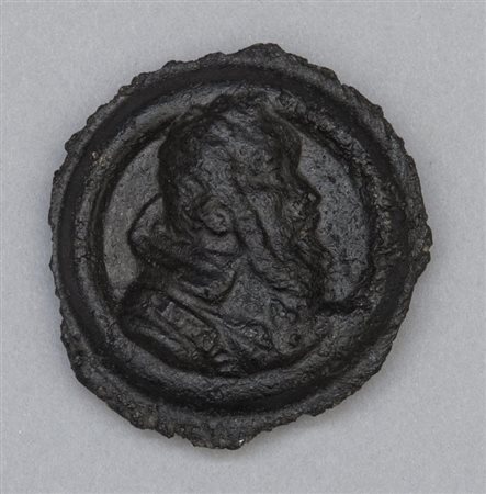 Medaglia lavica raffigurante Galileo Galilei, d.ta 1679