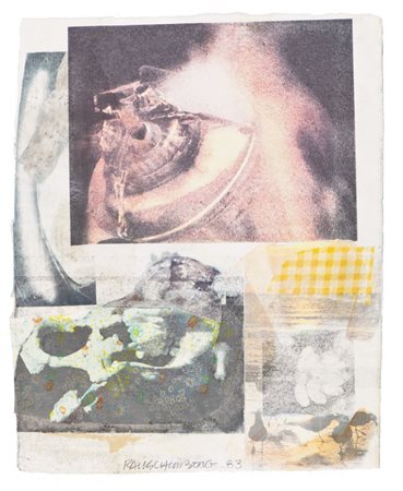 ROBERT RAUSCHENBERG Port Arthur 1925 - Captiva 2008 Senza titolo 1983 cm 44 x...