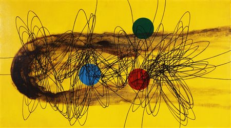 CRIPPA ROBERTO GAETANO (1921 - 1972) Spirale. 1950. Olio su tela. Cm 80,00 x...