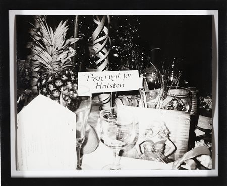 WARHOL ANDY (1928 - 1987) Table setting. 1986. Stampa alla gelatina...