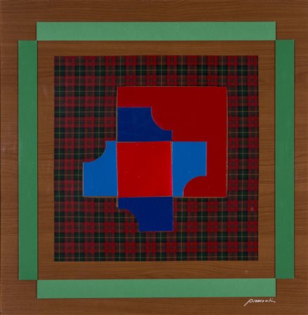 LORENZO PIEMONTI (1935-2015)D'Angolo, 1970Cartoncini colorati fustellati su...