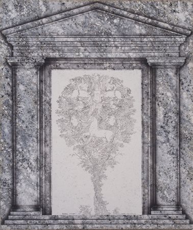 FERNANDO DE FILIPPI (1940)L'albero della conoscenza, 1985Olio su telaCm...