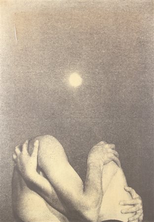 Elio Mariani, Una Notte d'Estate, 1969, tela emulsionata, cm. 100x70,...