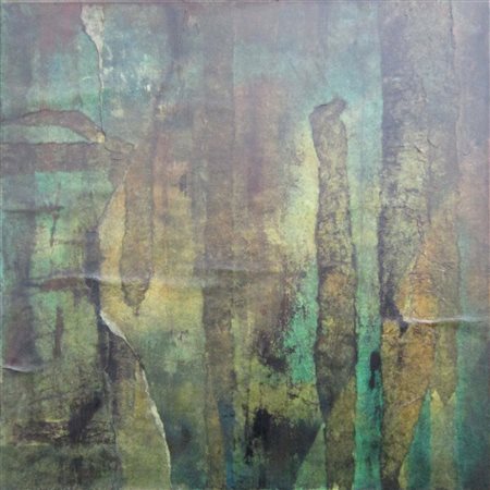 Domenico Grande Trani 1976 A forest 2015 Tecnica mista su tela 50x50...