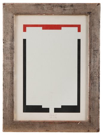 GIANFRANCO PARDI (Milano 1933 - 2012) Senza titolo, 1980 Litografia, ex....