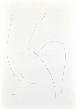 VIANI ALBERTO Quistello (Mn) 1906 - Mestre 1989 Nudo (1978) disegno a matita...