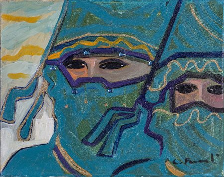 CARLO MASSIMO FRANCHI (1961)Tuareg, 2010Tecnica mista e applicazioni su...