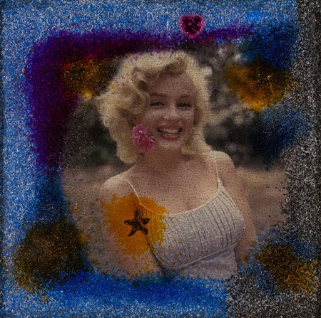 OMAR RONDA (1947)Marilyn Frozen, 2011Inclusione in resinaCm 50x50Firma,...