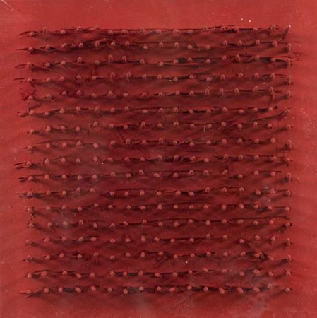 Bernard Aubertin Fotenay aux Roses 1934 2015 Tableau Clous 1970, Chiodi su...