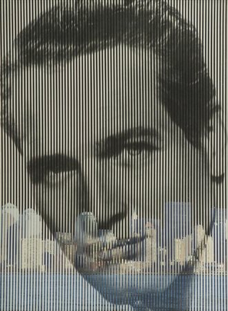 Malipiero Brescia 1934 Senza titolo 2008, Collage , cm. 46x34, Sul verso:...