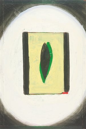 GIANNI DESSI' (1955-) Senza titolo 1994olio su tavola cm 64x43firmato e...